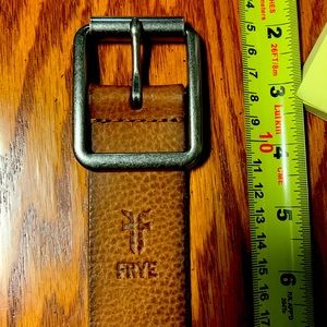 Frye brown leather belt 32-26